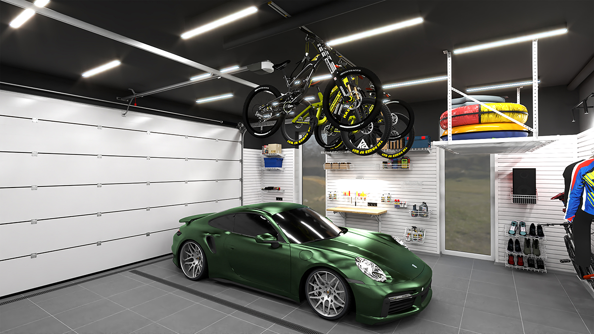 Дизайн | Райдер BMX и его гараж с велогалереей